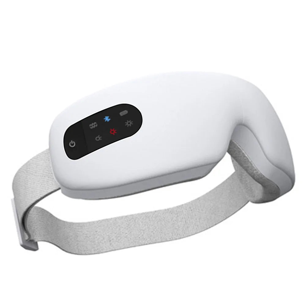 Smart Eye Massager – Foldable Bluetooth Hot‑Compress & Air‑Pressure Eye Mask