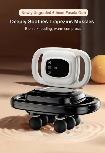 6-Head Deep Tissue Massage Gun